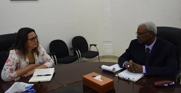 Attorney General Meets Head of Technical Delegation of Human Rights Commission