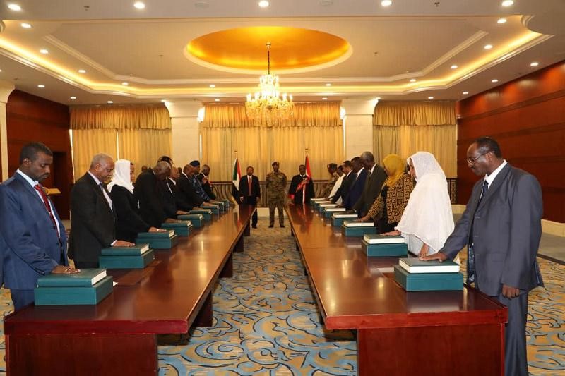 Cabinet of Sudan Takes Oath
