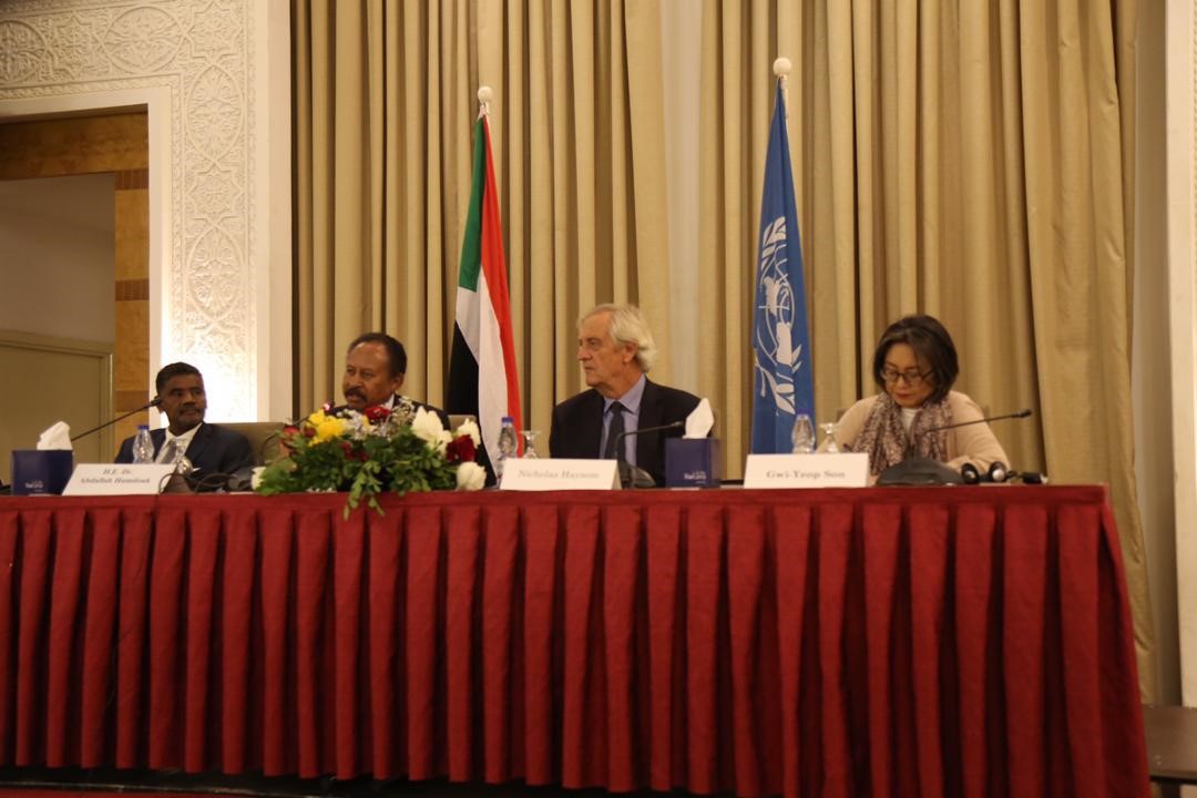 Dr.Hamdok Adressess UN Coordinative Meeting on Sudan