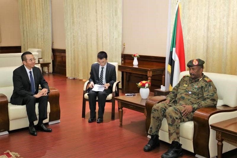 Lt. Gen. Al Burhan Receives Ambassador of China