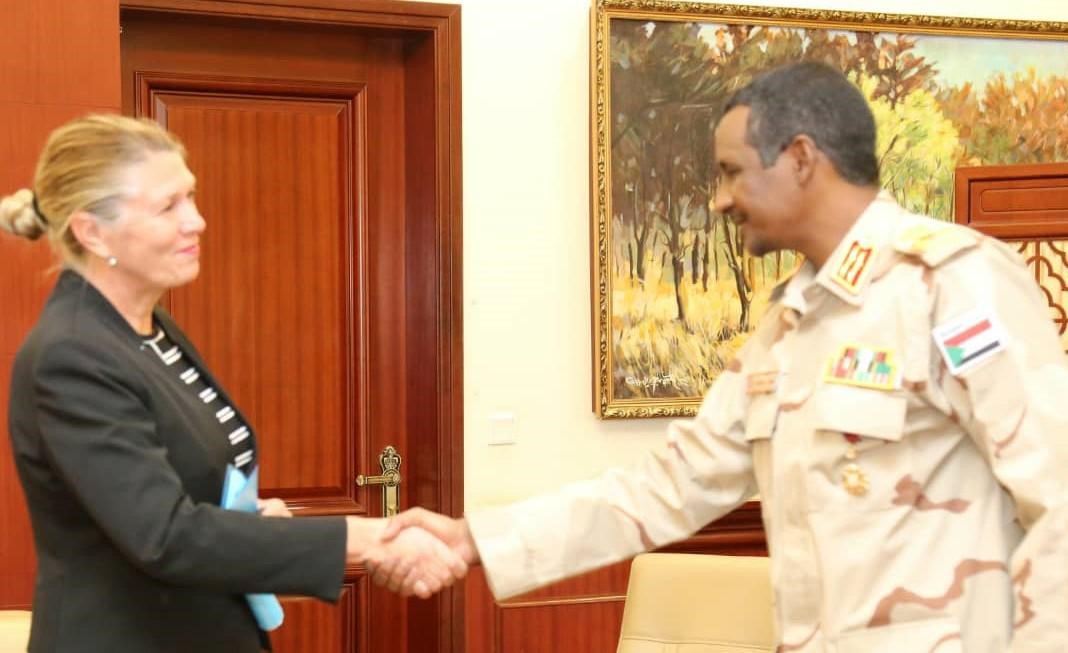 Daglo meets Ambassador of the Netherlands to Sudan