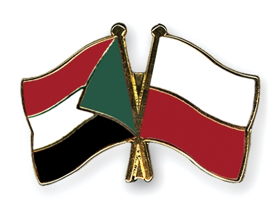 Flag Pins Sudan Poland
