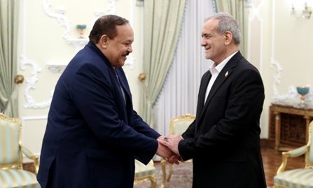 Foreign Minister meets Iranian President