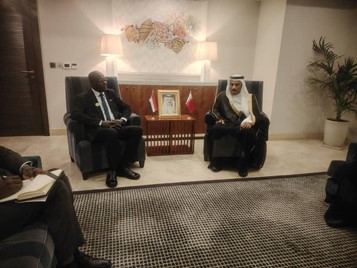 Minister of Culture and Information and his Bahraini counterpart