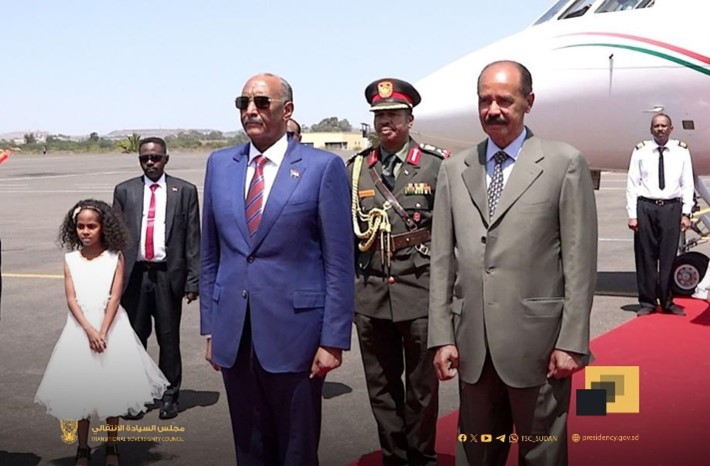 TSC President Arrives in Asmara on an official arrive