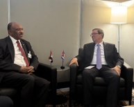 Foreign Minister Holds Talks with Counterparts from Algeria Norway and Cuba on Sidelines of UNGA 80th Session